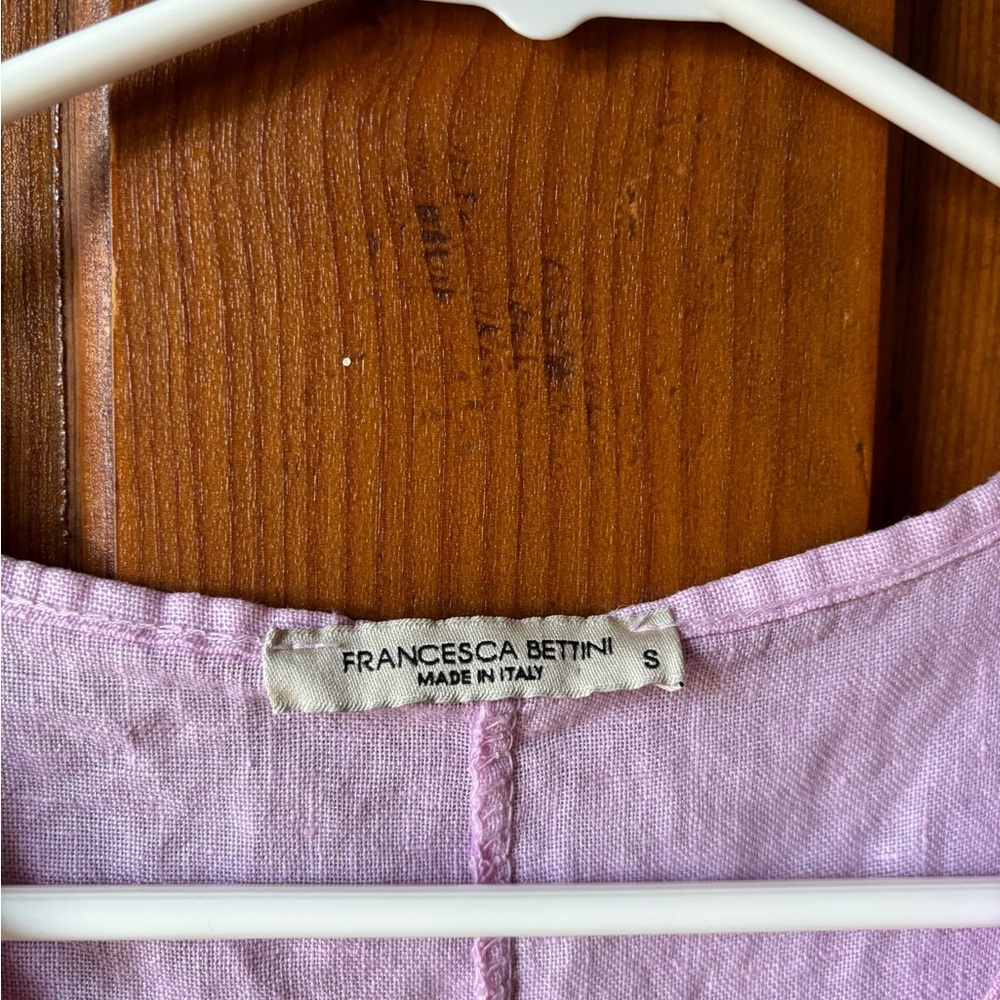 Francesca Bettini Linen Midi Dress - Picture 2 of 2